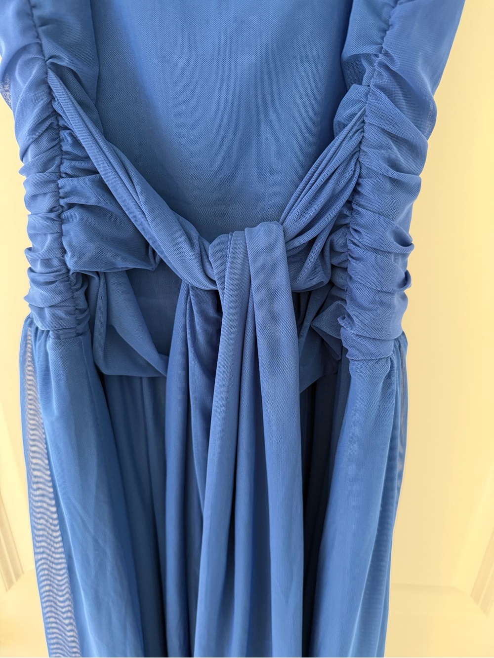Abercrombie & Fitch Cobalt Blue Sleeveless Maxi Dress - Picture 3 of 4